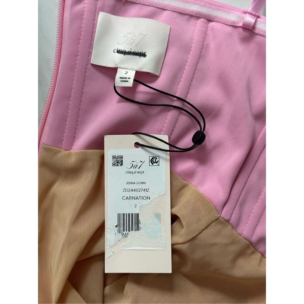 Cinq à Sept Jenna Strapless Ruffled Gown SIZE 2 - Picture 13 of 13